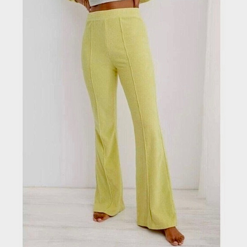 Aerie Groove On High Waisted Flare Pants